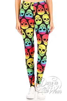 Peached Leggings in Grateful Head