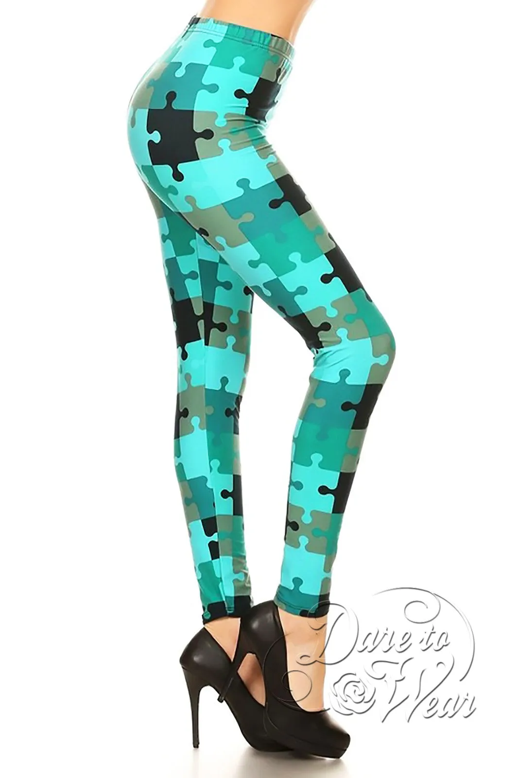 Peached Leggings in Missing Piece