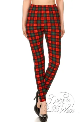 Peached Leggings in Yuletide