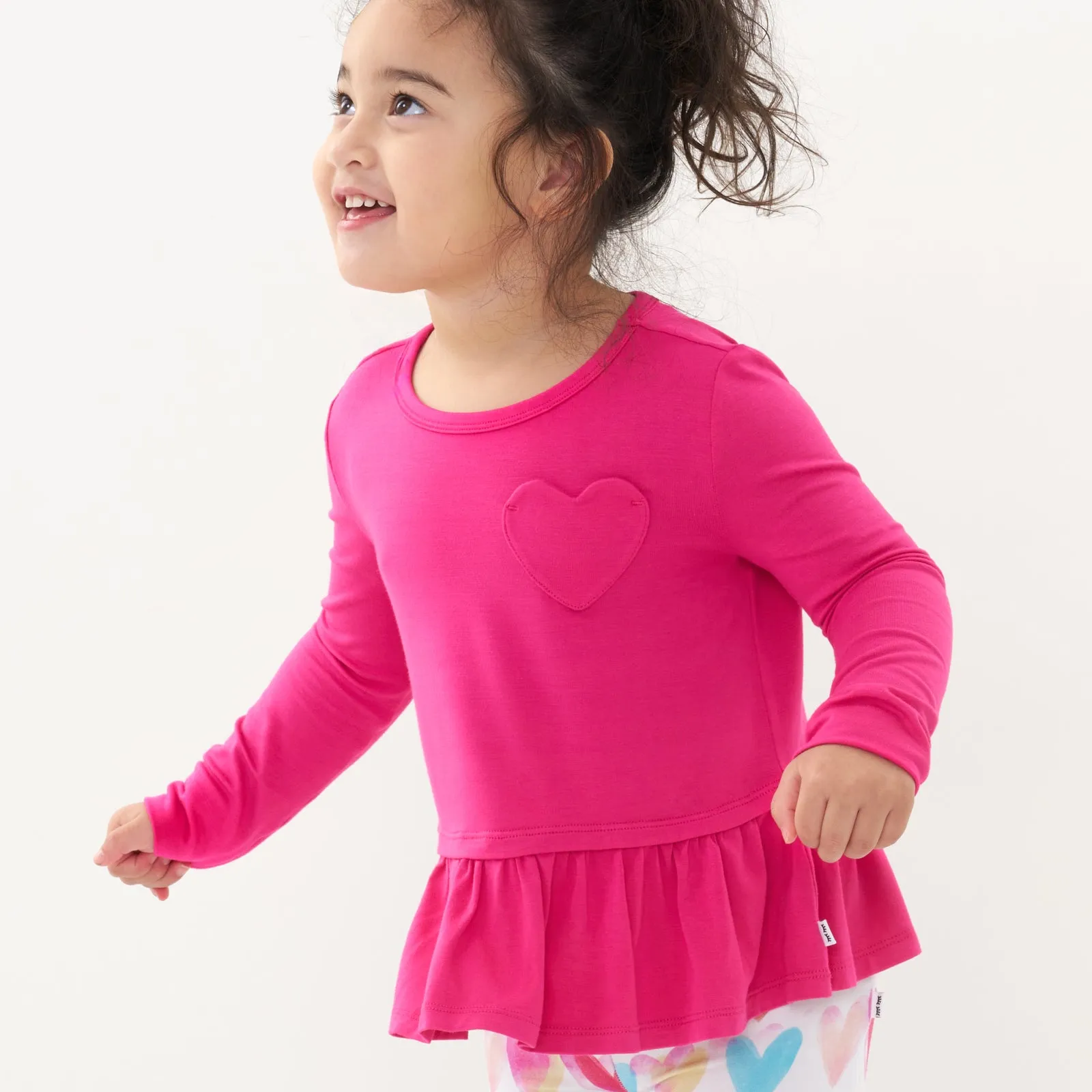 Pink Punch Peplum Tee
