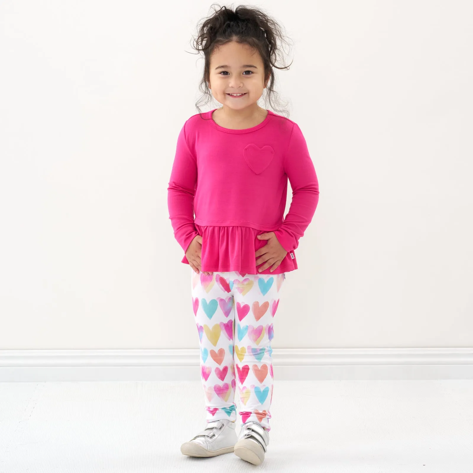 Pink Punch Peplum Tee
