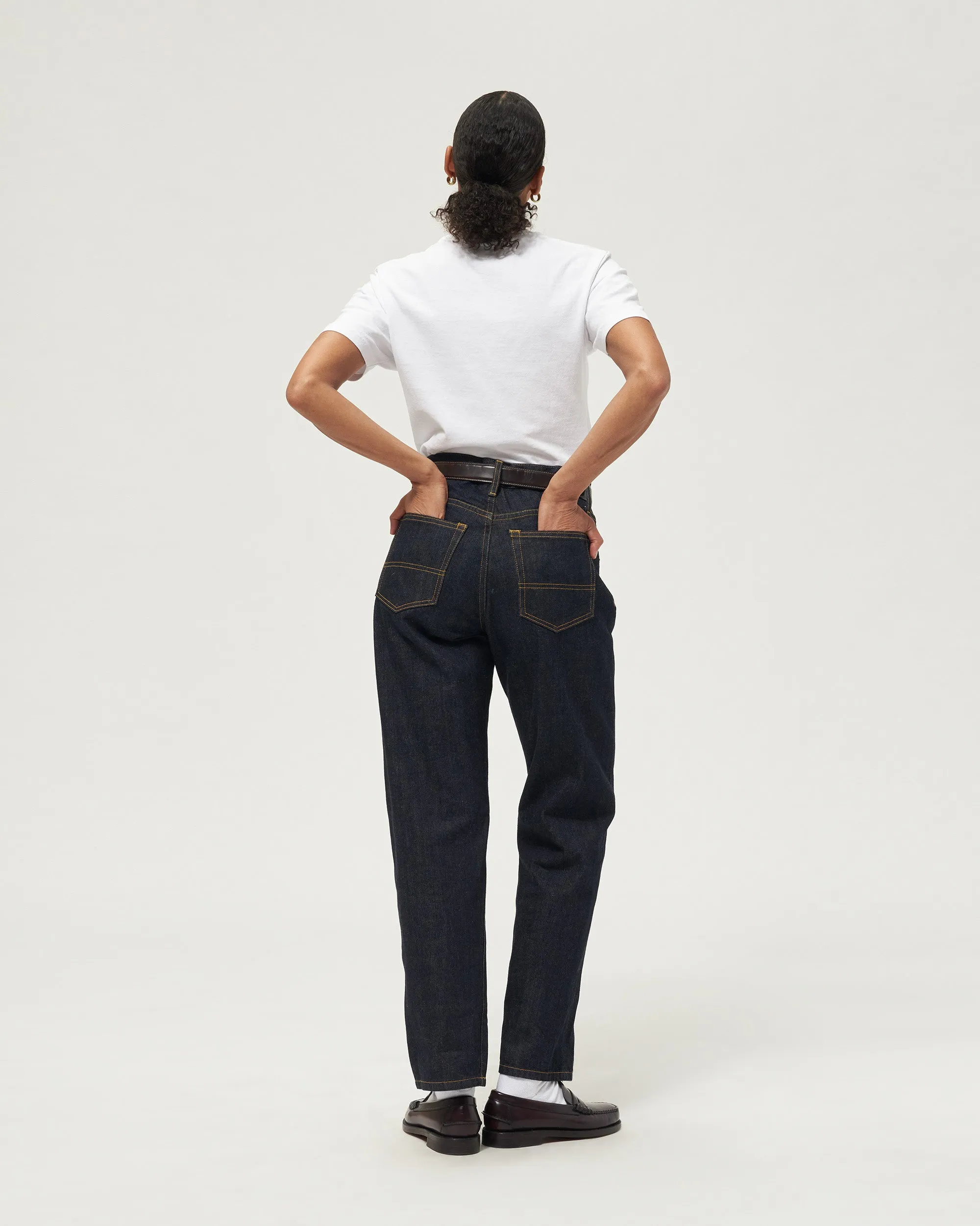 Pleated Jeans