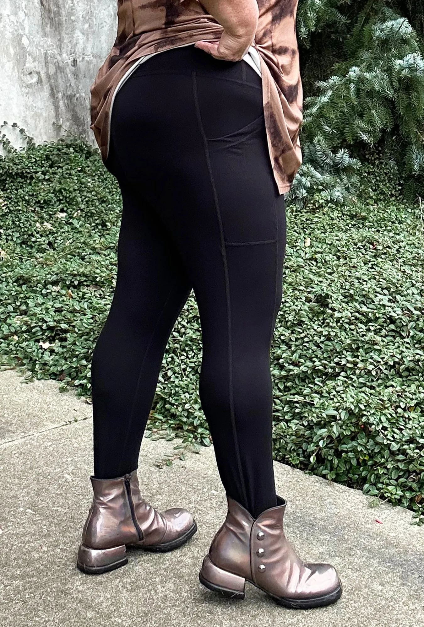 Pocket Legging - Black Bamboo