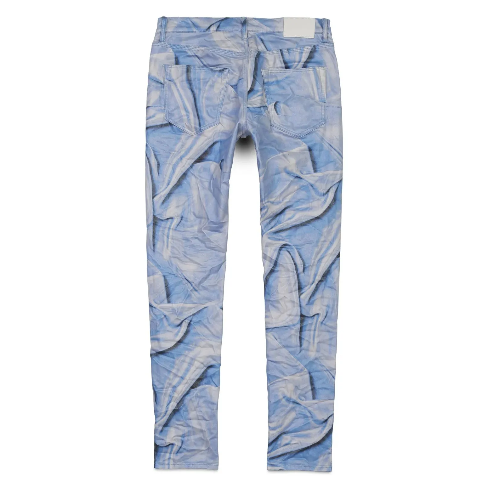 Purple Brand P001 Digital Wrinkle Print With Film Jean