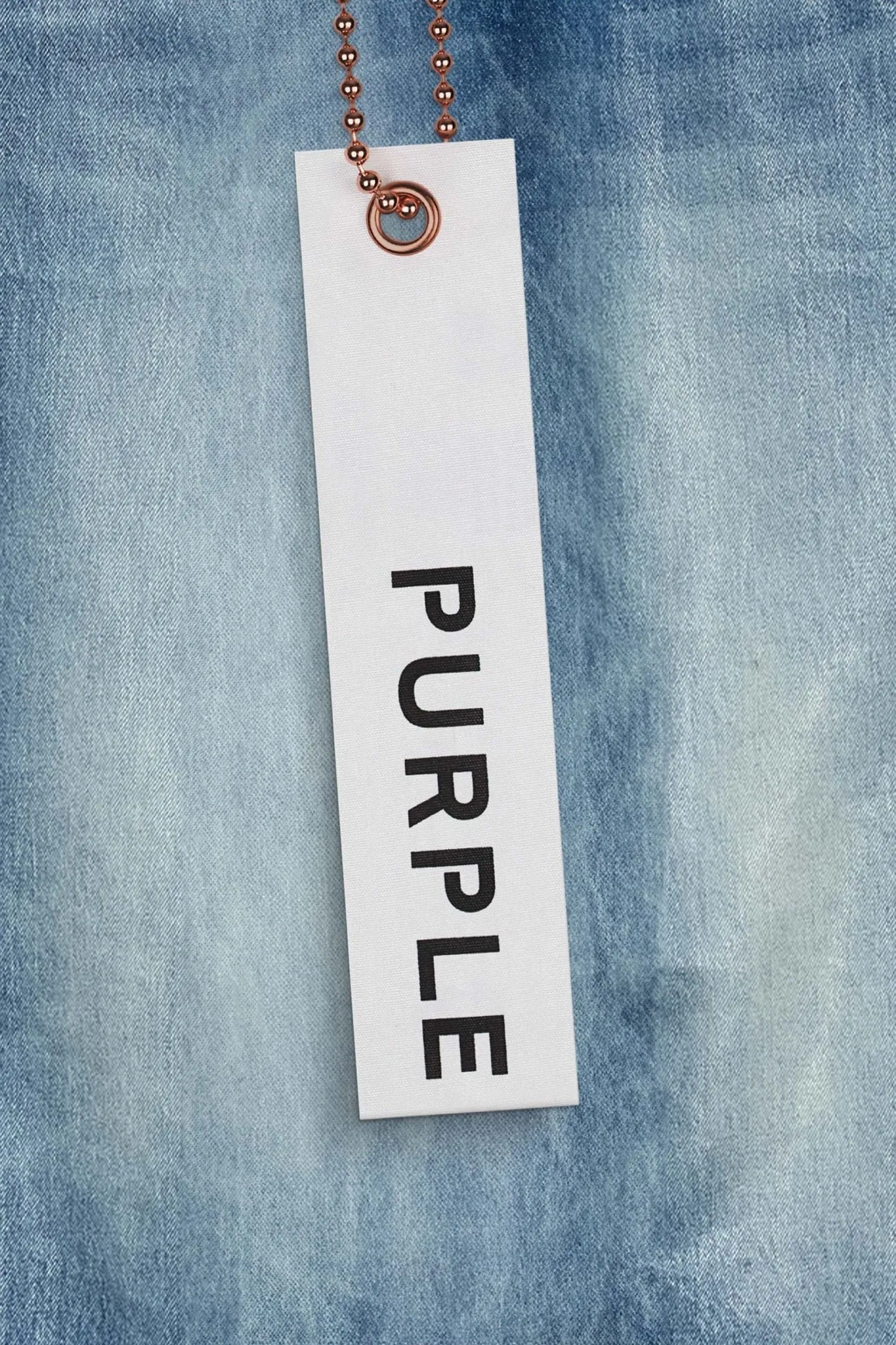 Purple Brand P001-SKCI Skinny Coated Lt Indigo