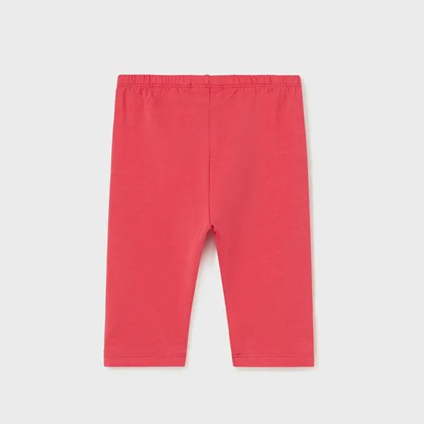 RED SHORT LEGGINGS FOR BABY GIRLS