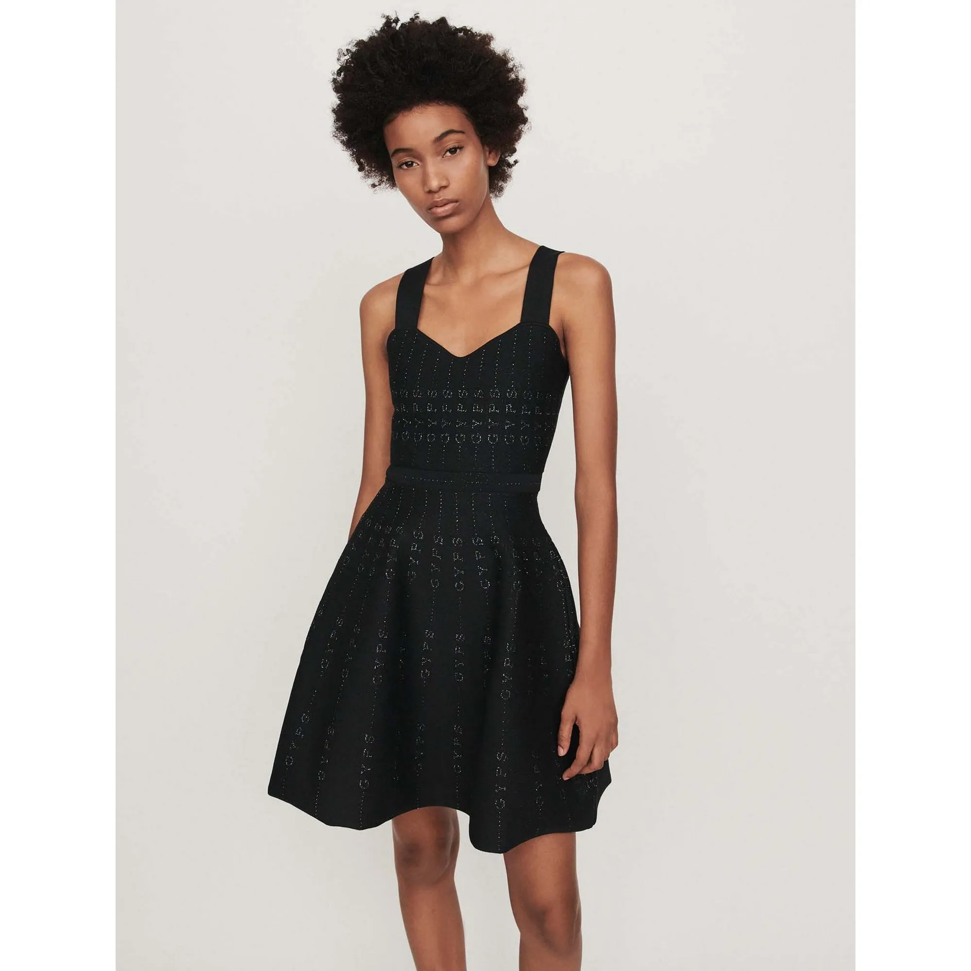 Relief Dress - Black