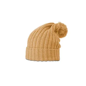 Richardson Wheat Chunk Pom Beanie with Cuff