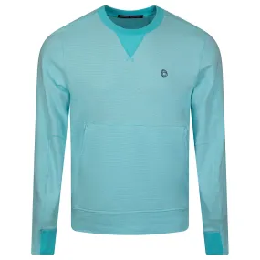 Russ Crewneck Knit Biscayne Fil-A-Fil - SS24