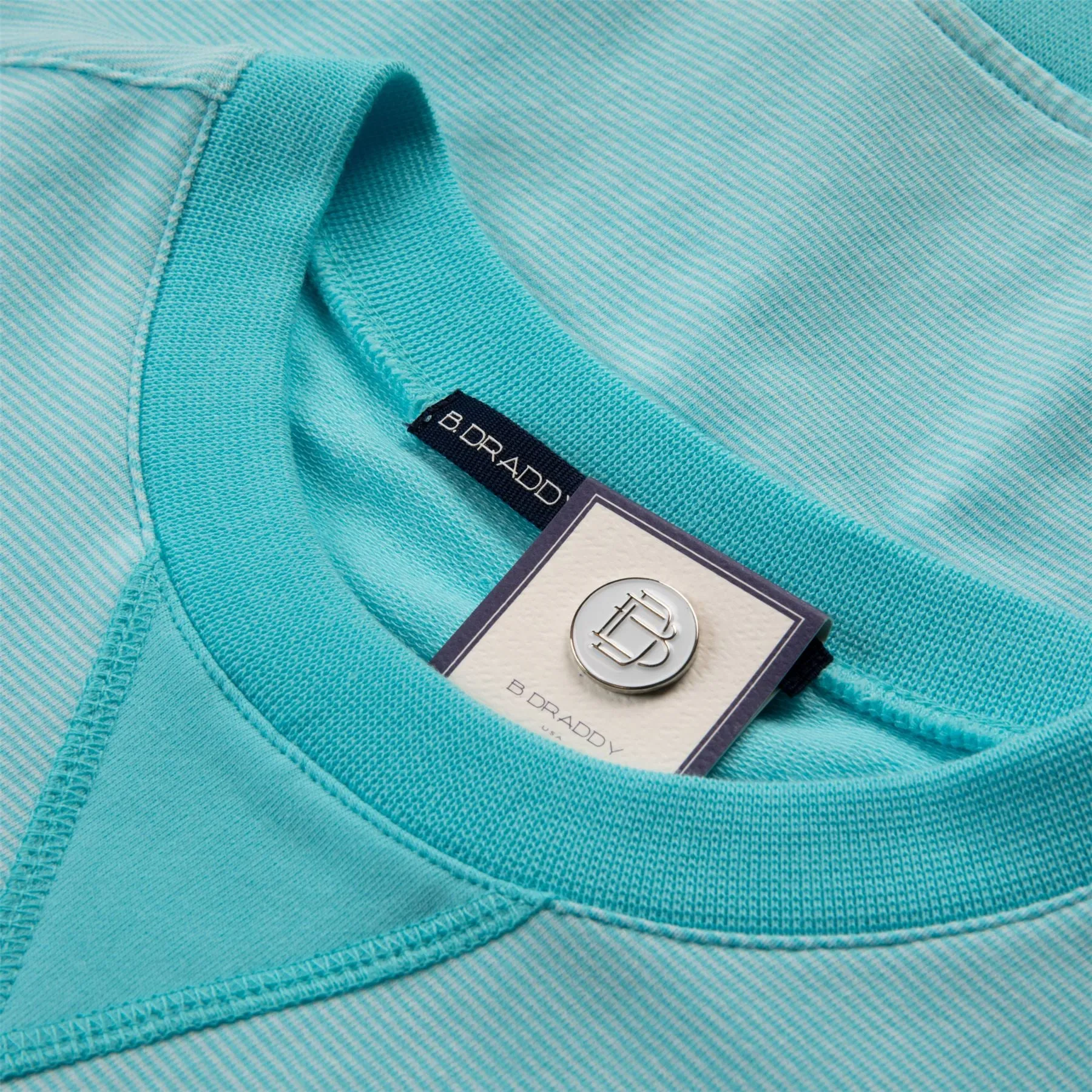 Russ Crewneck Knit Biscayne Fil-A-Fil - SS24