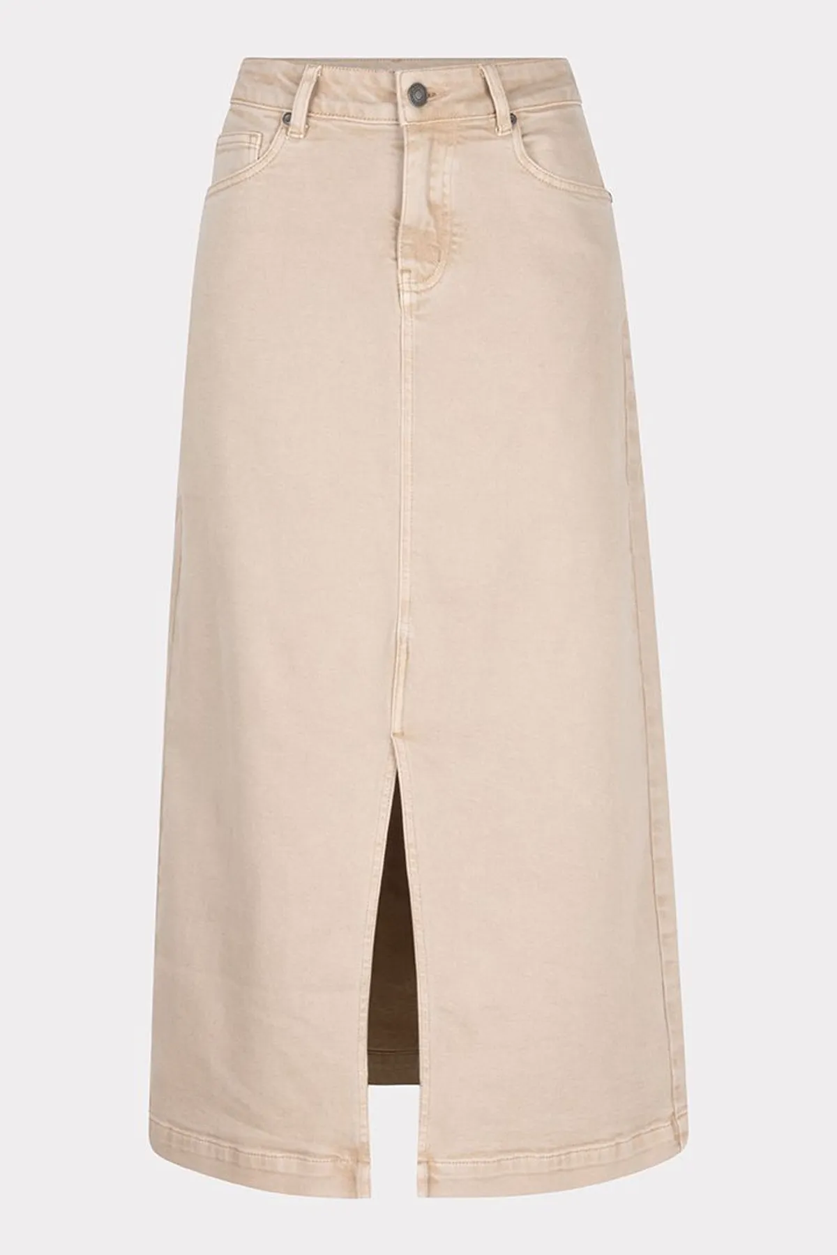 Salem Jean Maxi Skirt