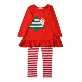 Santa Baby Doll Top and Leggings Set