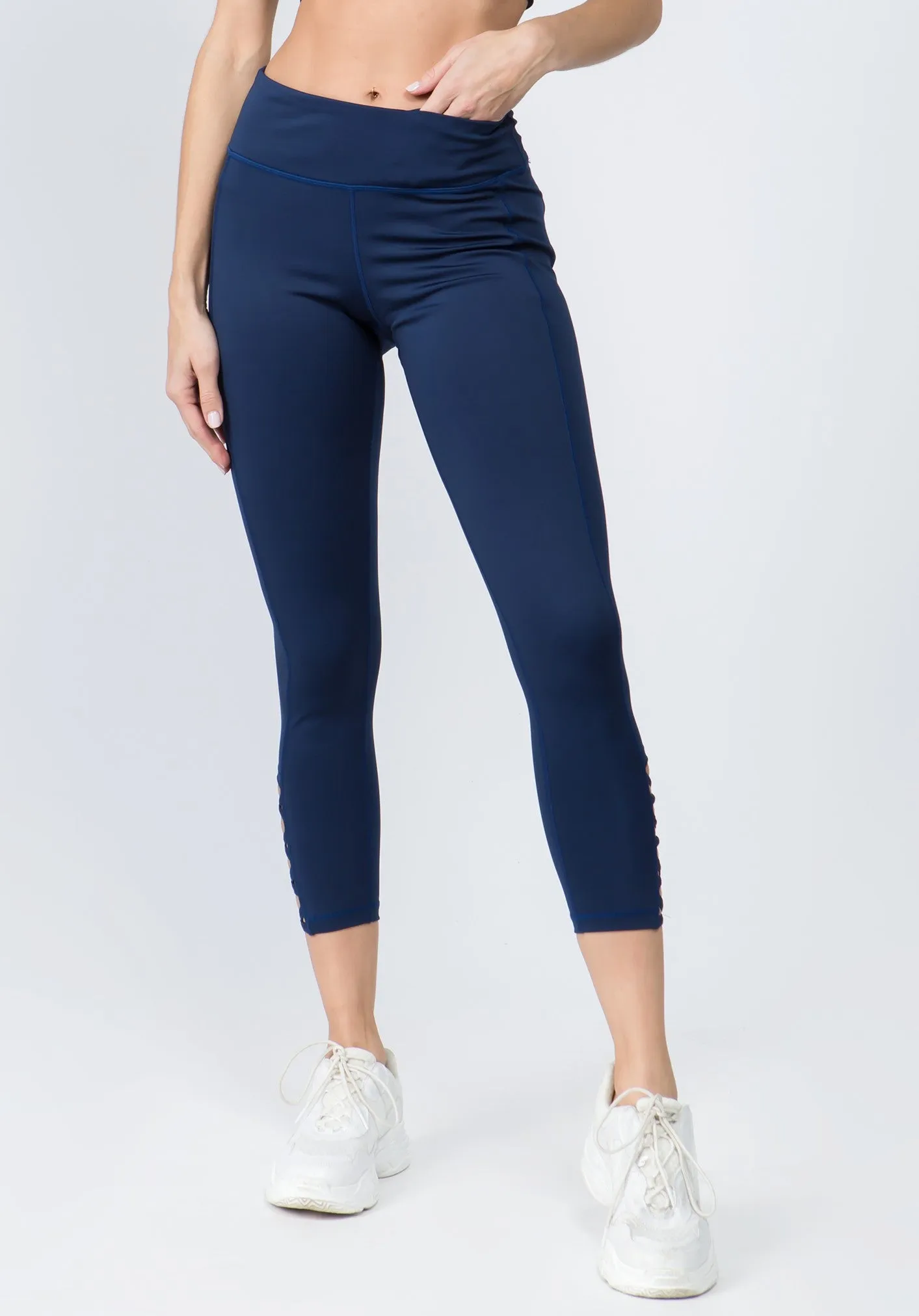 Shayne Lattice Ankle Workout Leggings