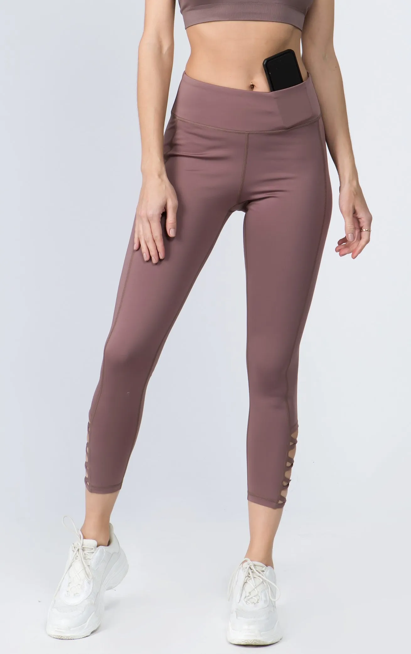 Shayne Lattice Ankle Workout Leggings