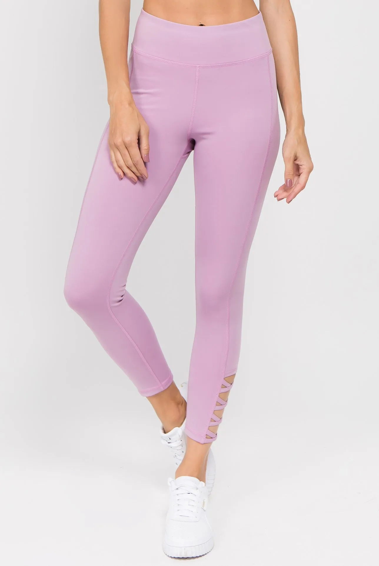 Shayne Lattice Ankle Workout Leggings
