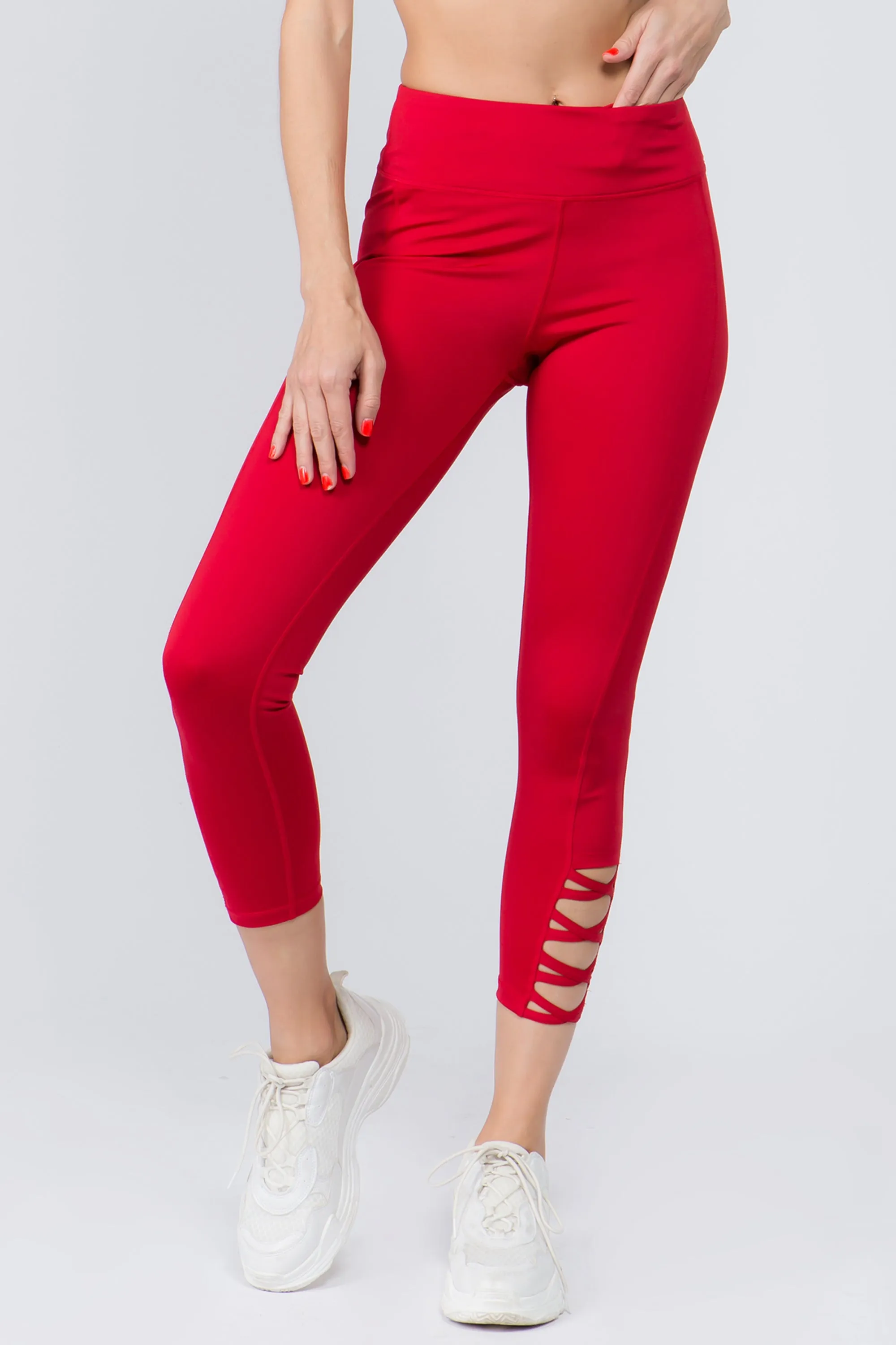 Shayne Lattice Ankle Workout Leggings