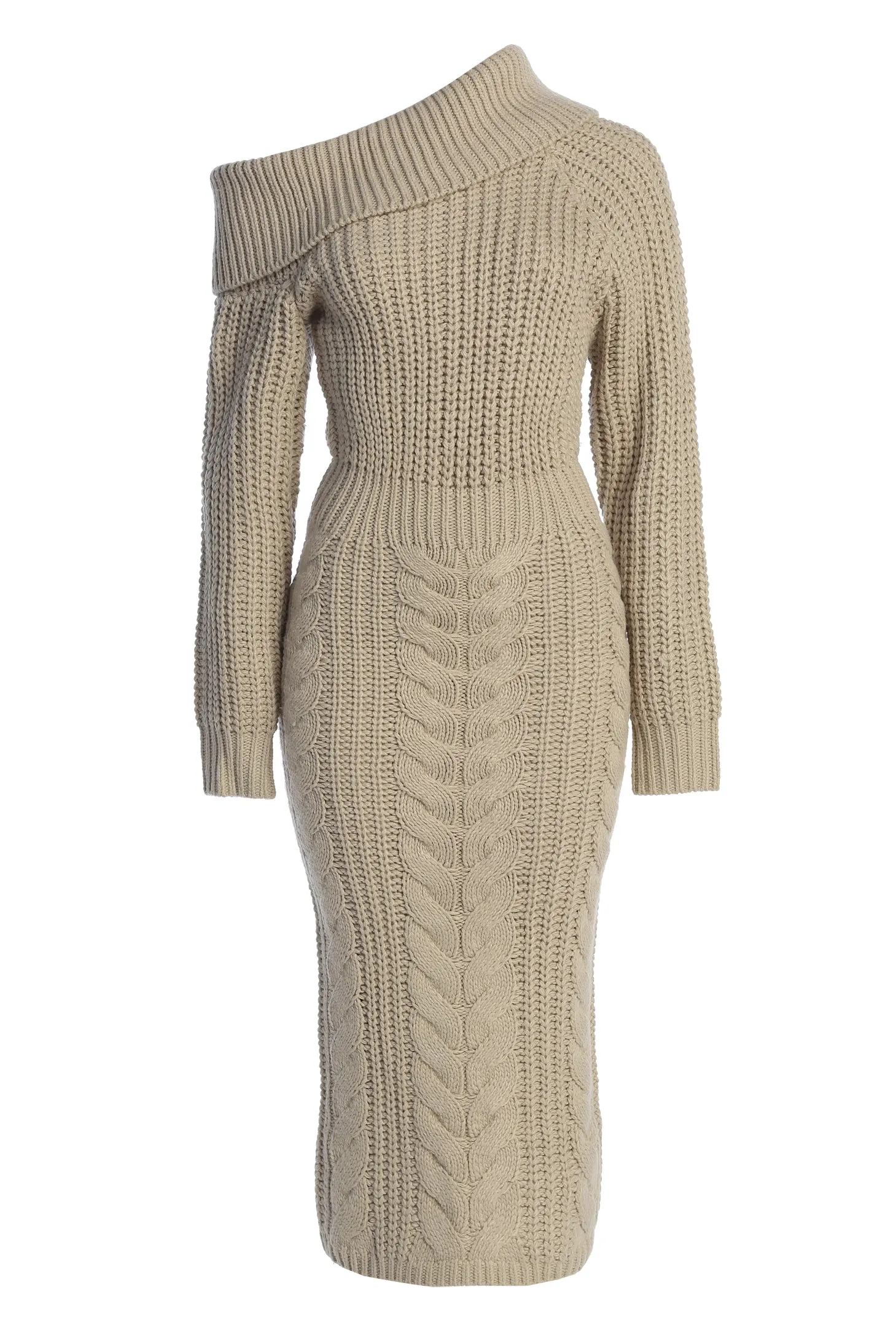 Stone Monette Cable Knit Dress