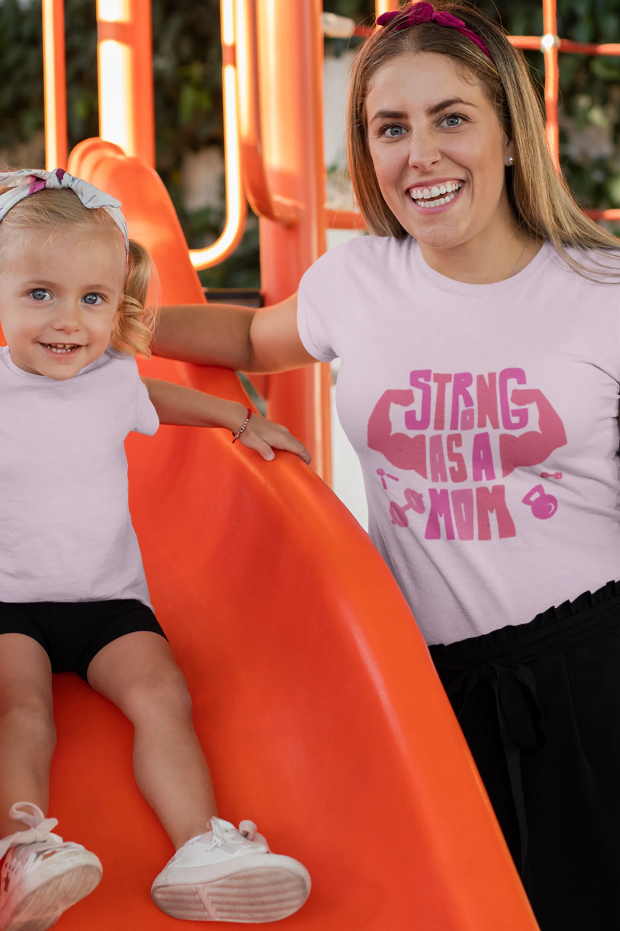 Strong As A Mom Printed T-shirt for women