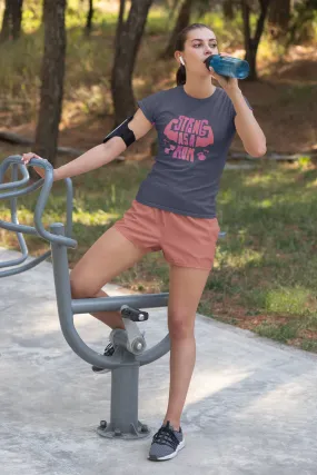 Strong As A Mom Printed T-shirt for women