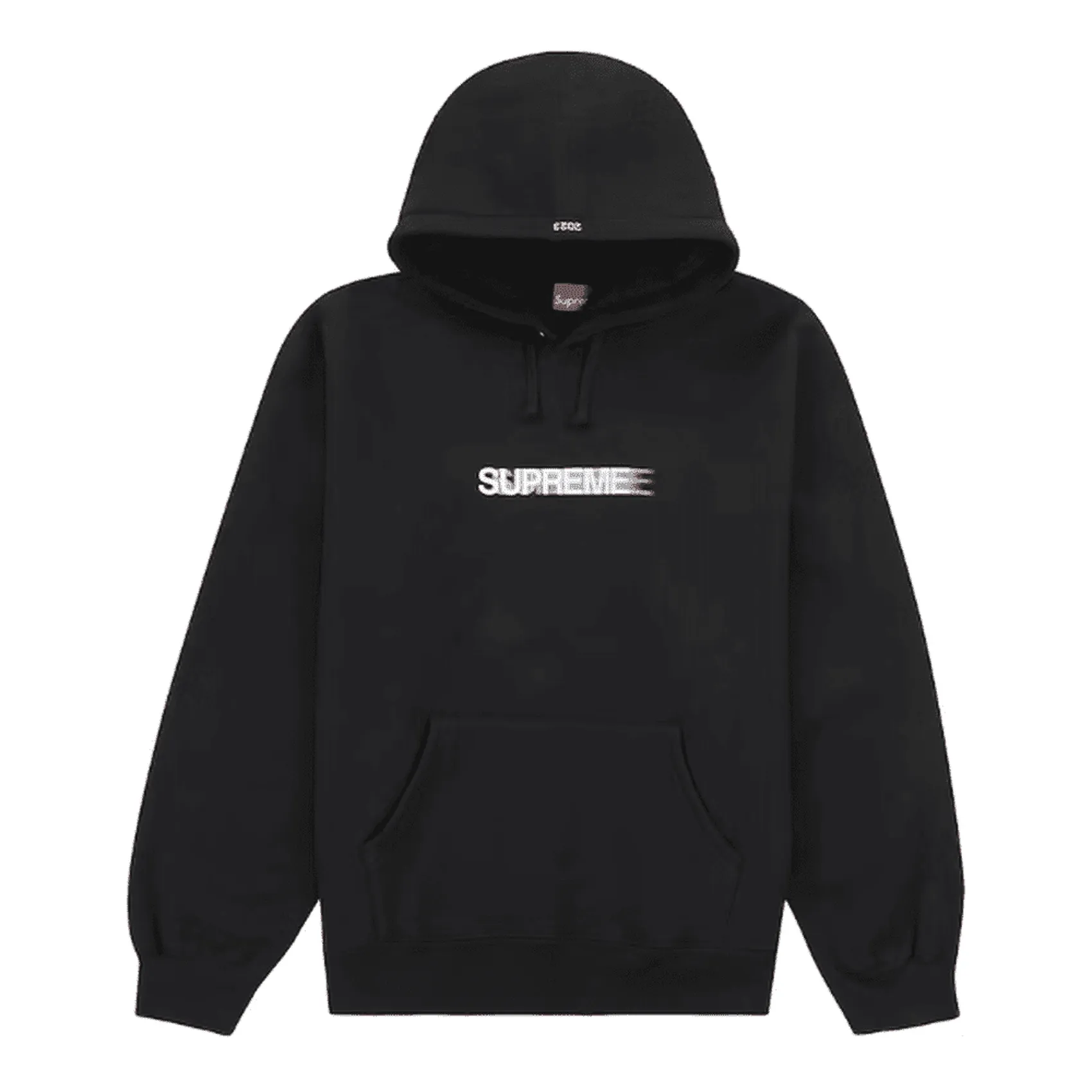 Supreme 'Black Motion Logo' Hoodie