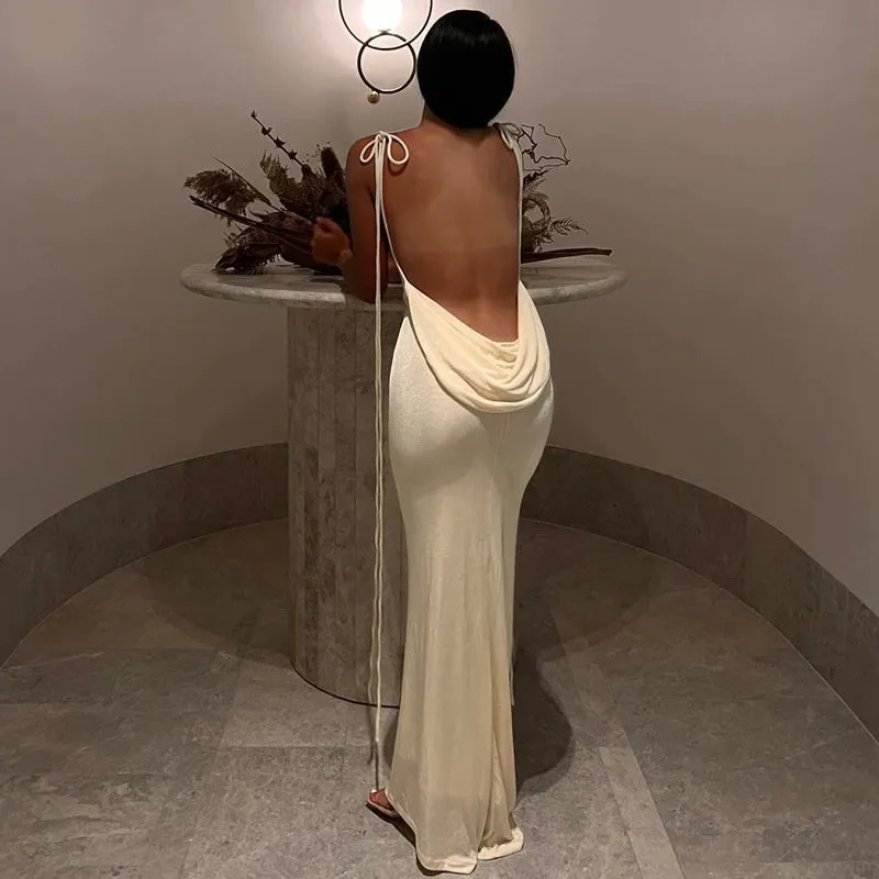 TastyHottie - Vanessa Backless Maxi Dress