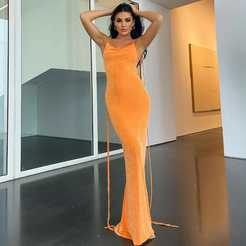 TastyHottie - Vanessa Backless Maxi Dress