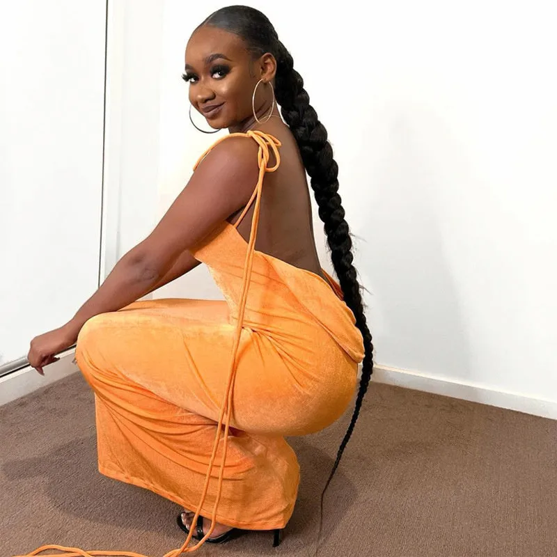 TastyHottie - Vanessa Backless Maxi Dress
