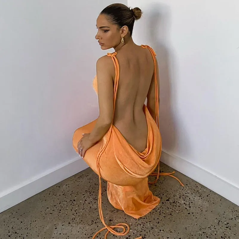 TastyHottie - Vanessa Backless Maxi Dress