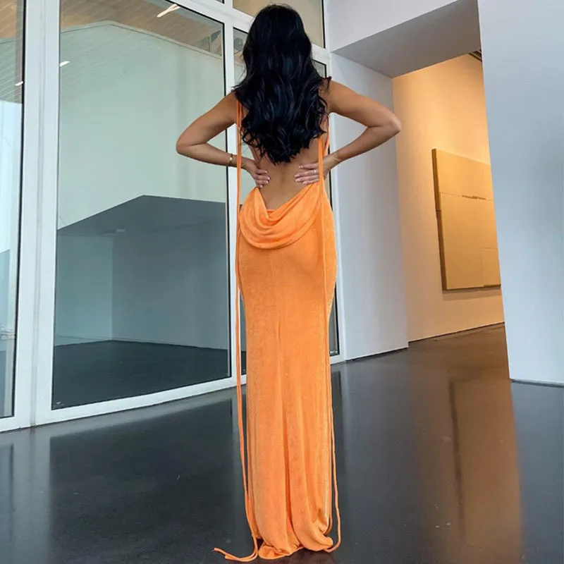 TastyHottie - Vanessa Backless Maxi Dress