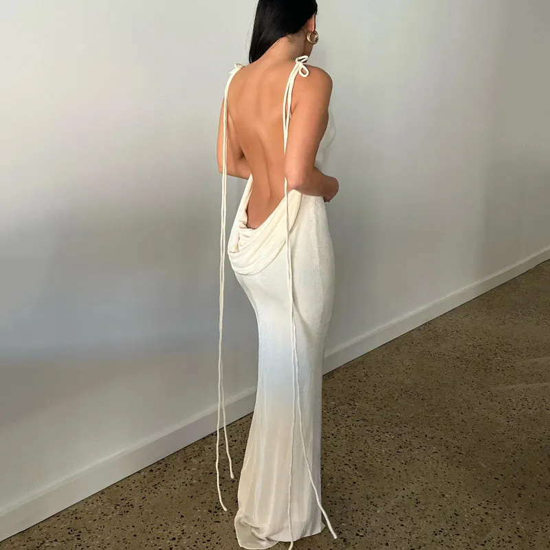 TastyHottie - Vanessa Backless Maxi Dress