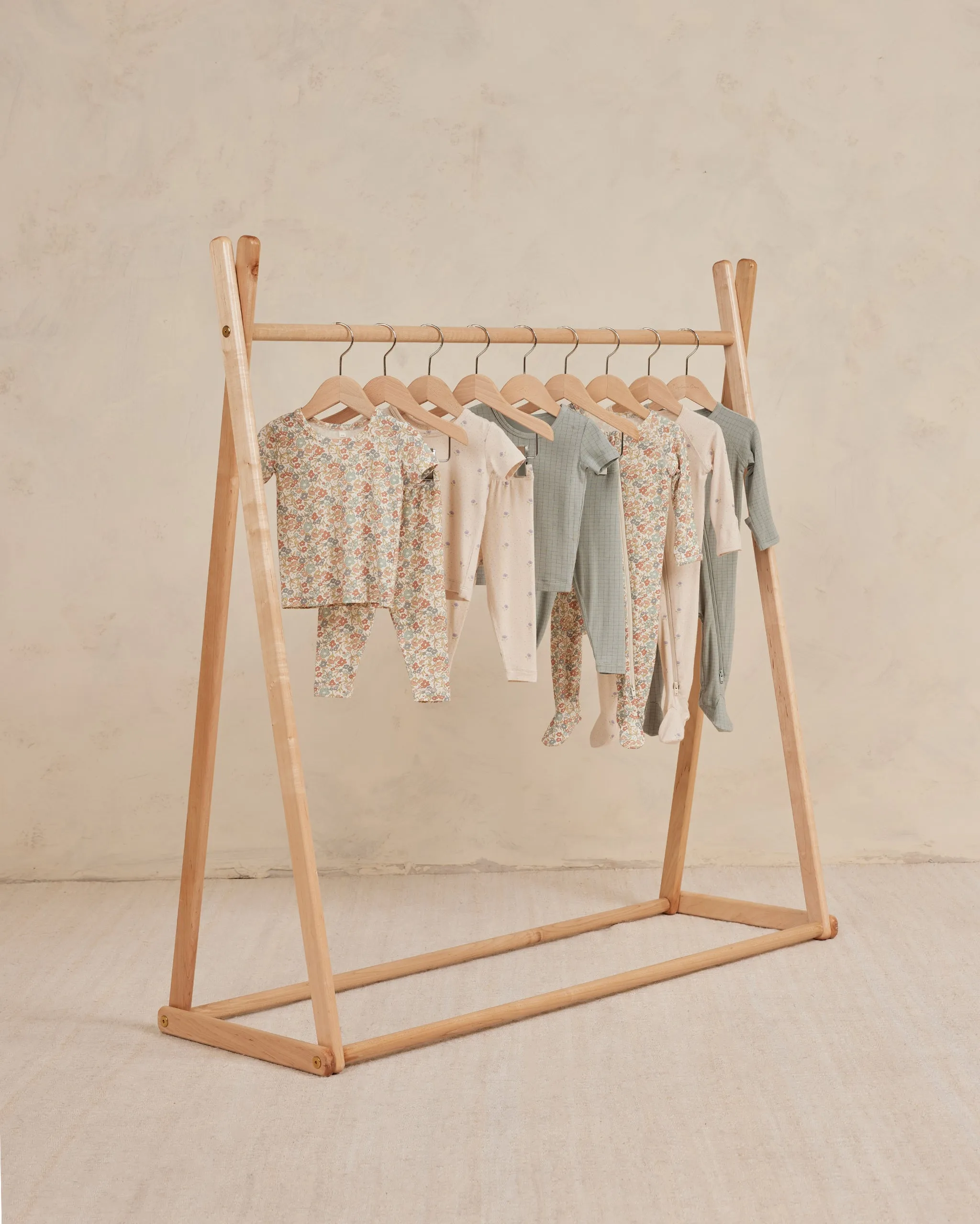The Bamboo SS Pajama SET by Quincy Mae - Bloom - BABY