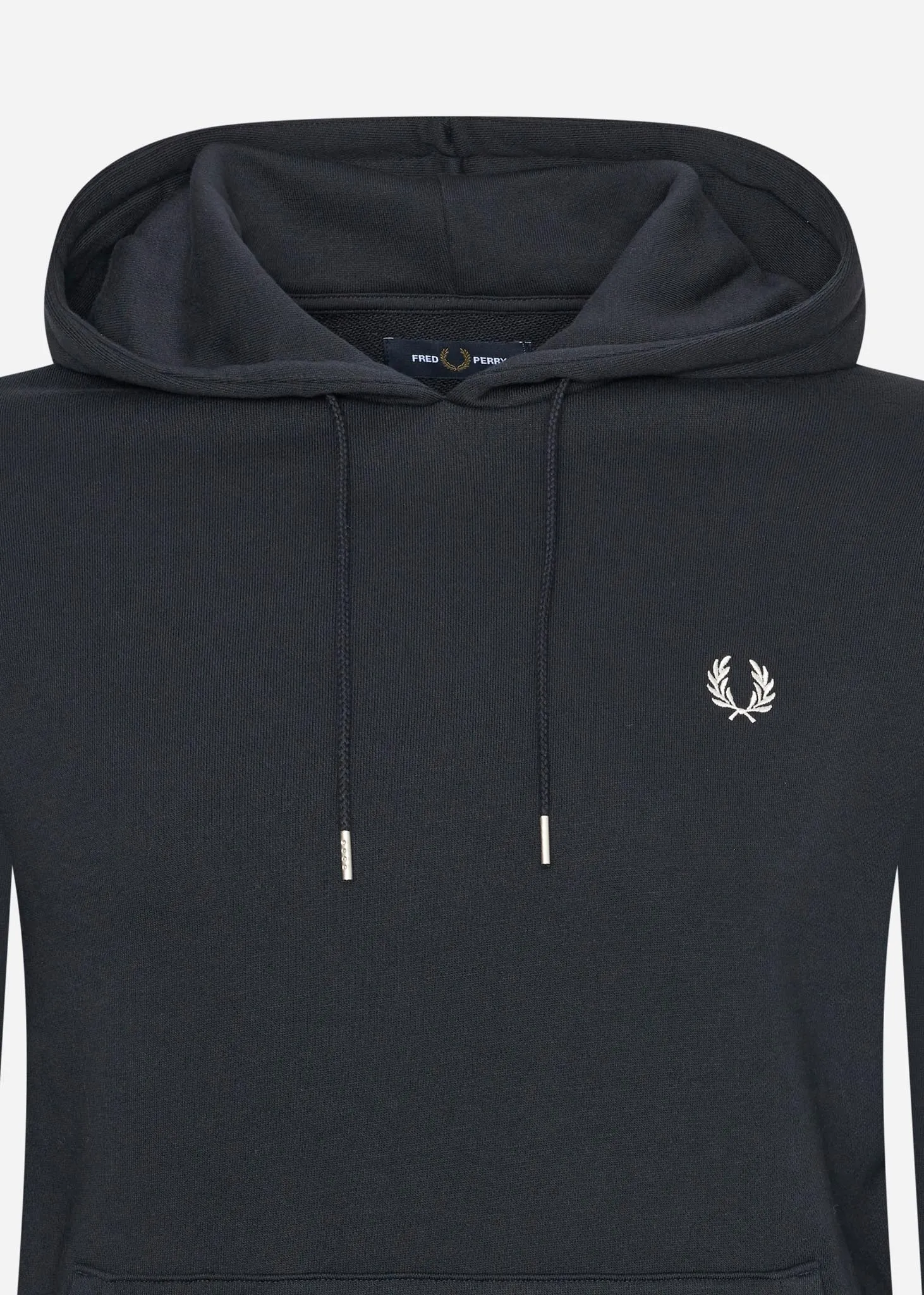Tipped hooded sweatshirt - navy