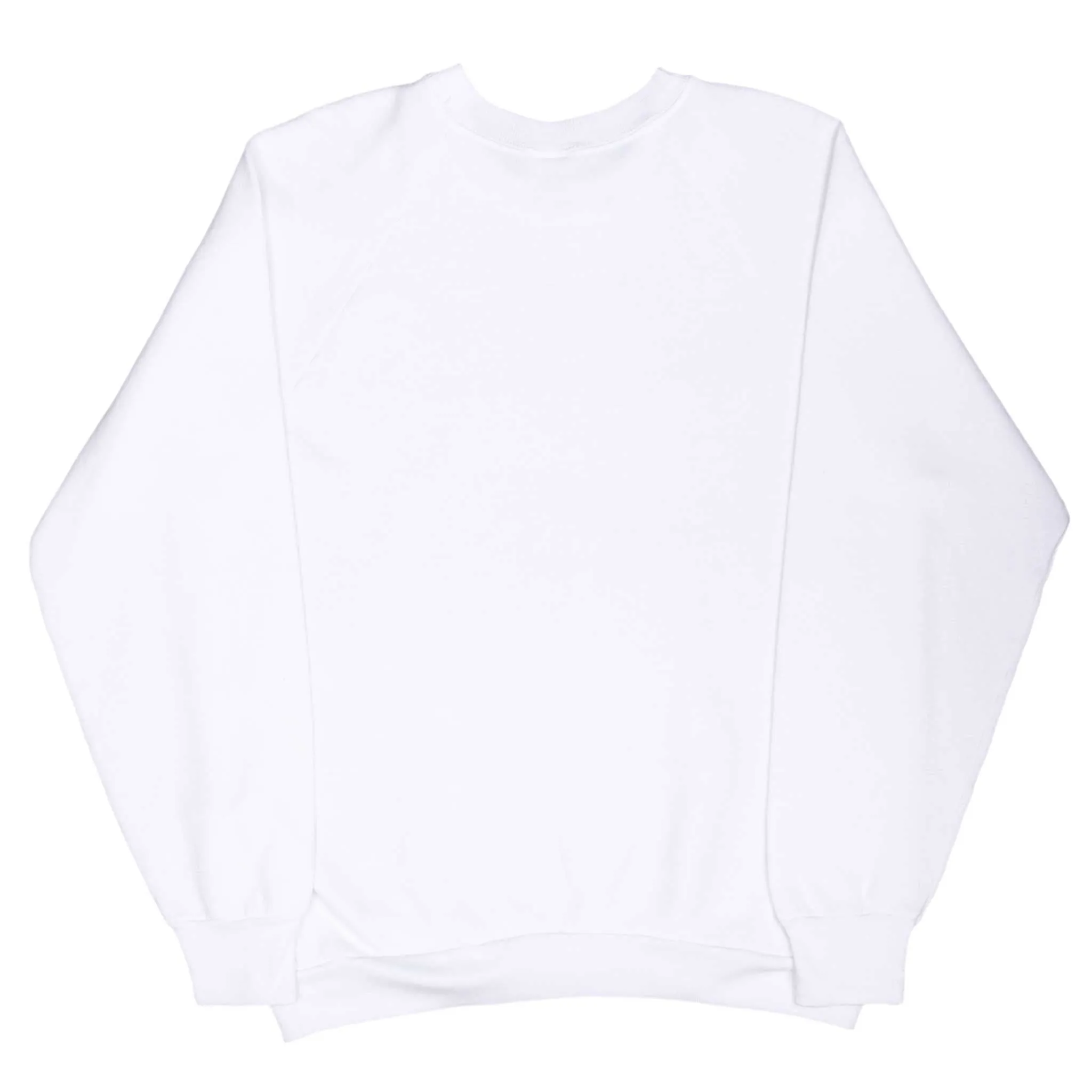 VINTAGE GUESS BOOTLEG WHITE SWEATSHIRT 1990S LARGE MADE IN USA