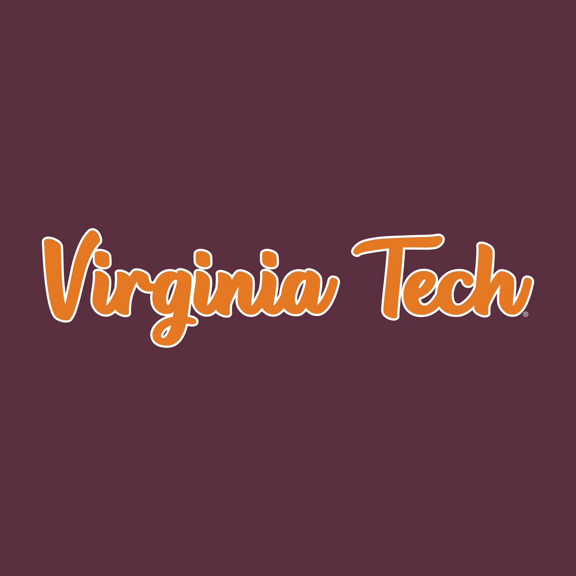 Virginia Tech Basic Script Crewneck Sweatshirt - Maroon