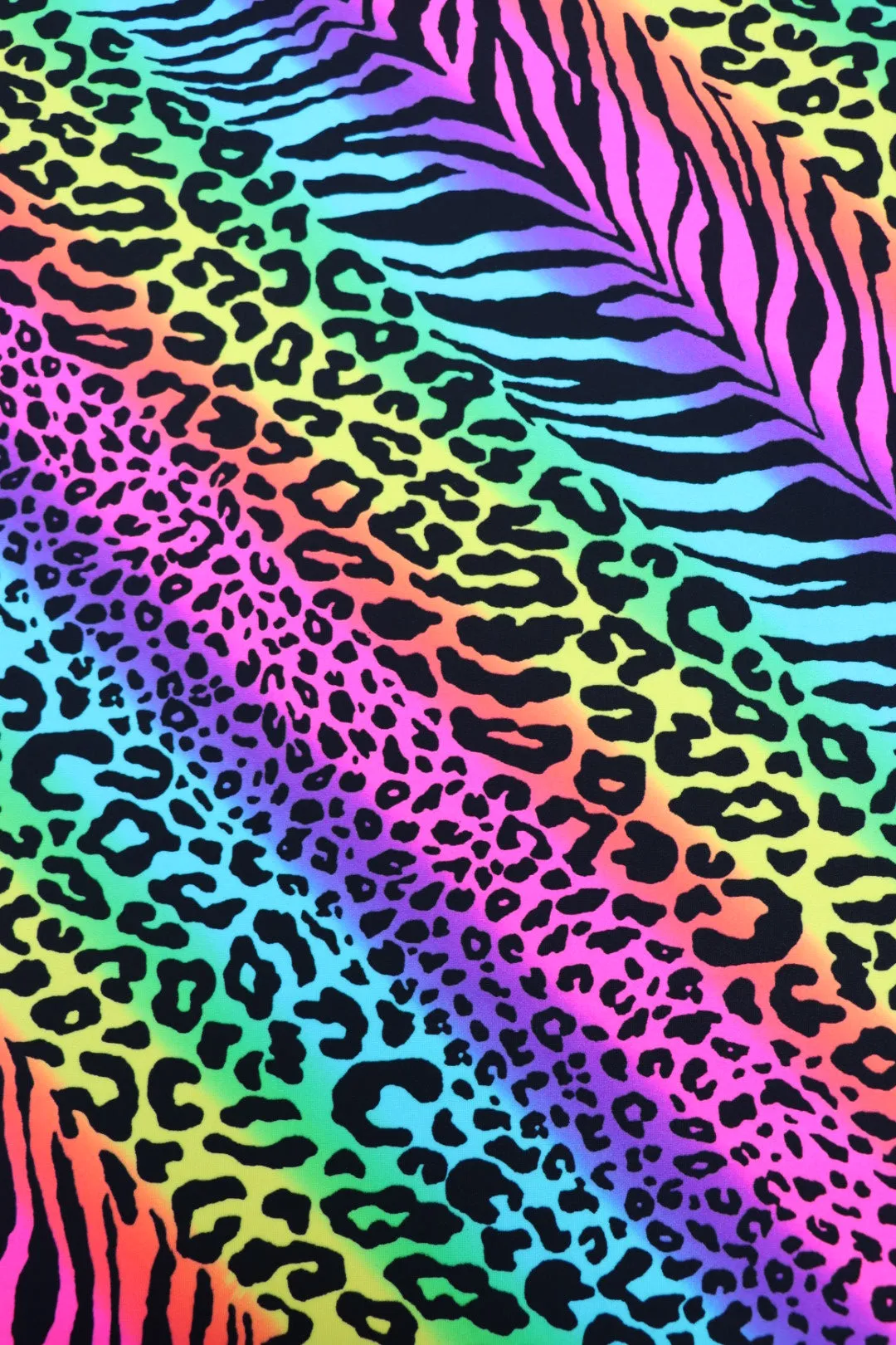 'Wild & Free' K-Deer Athletic Nylon/Spandex Tricot