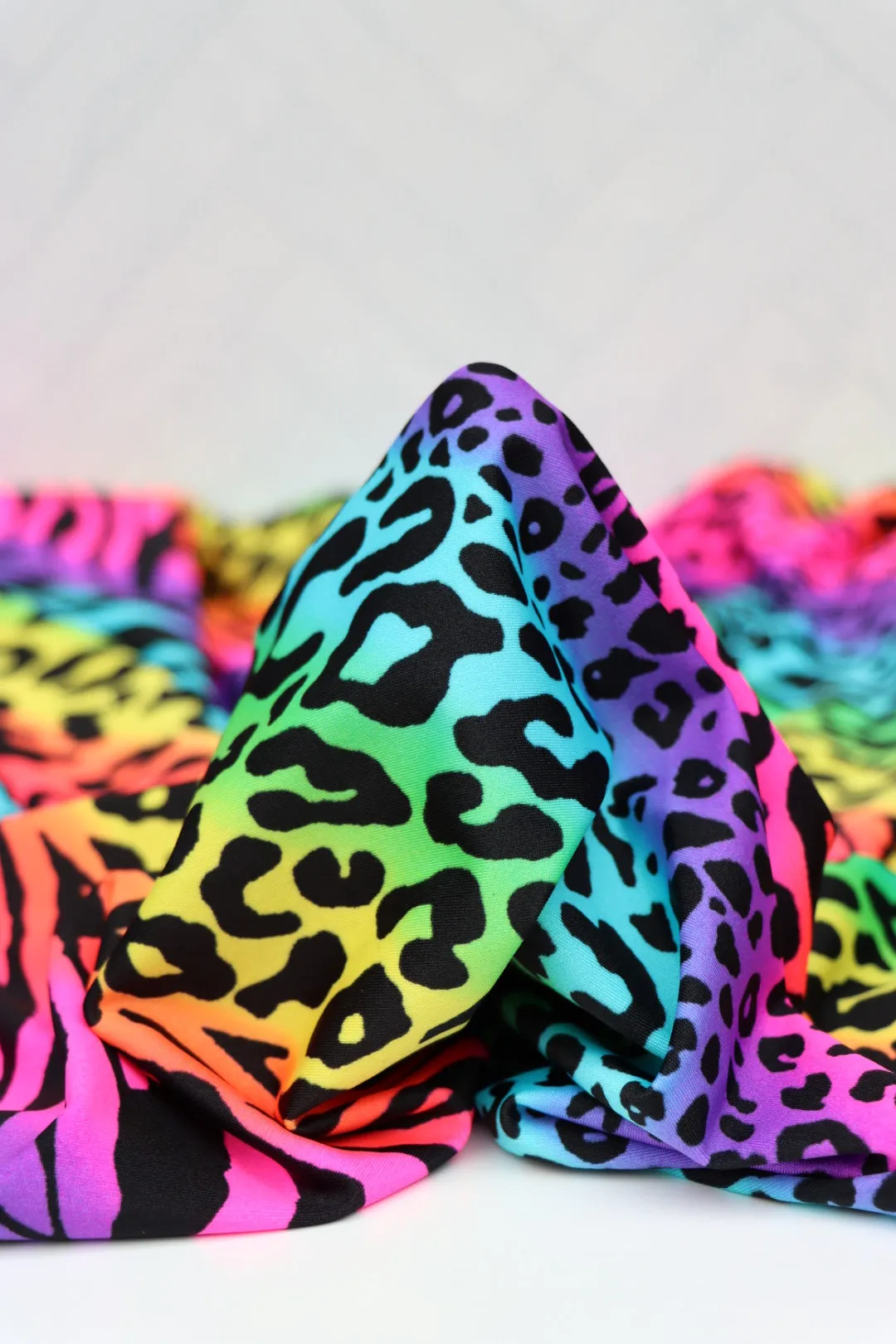 'Wild & Free' K-Deer Athletic Nylon/Spandex Tricot