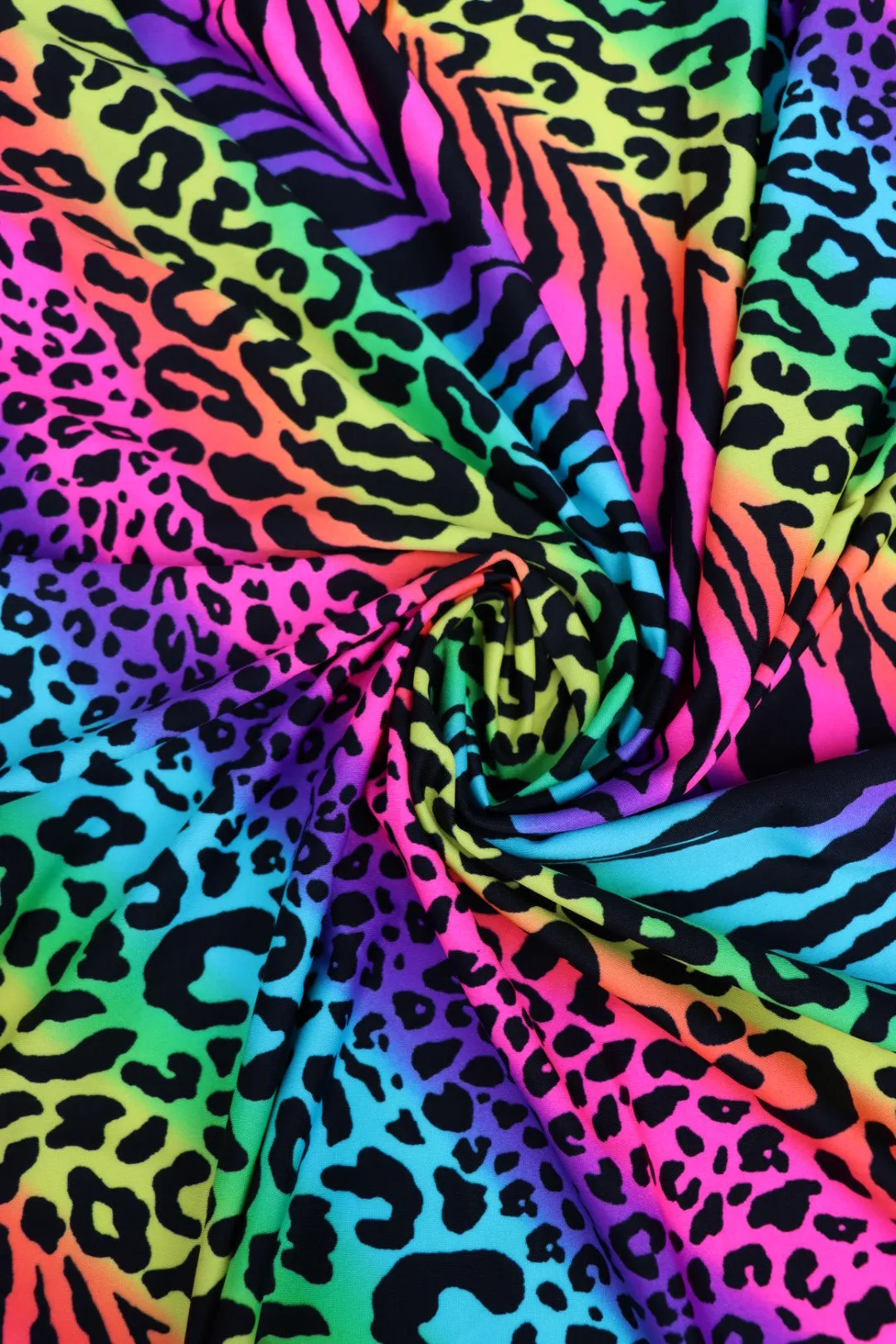 'Wild & Free' K-Deer Athletic Nylon/Spandex Tricot